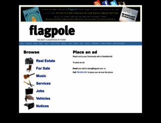 classifieds.flagpole.com screenshot