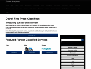 classifieds.freep.com screenshot