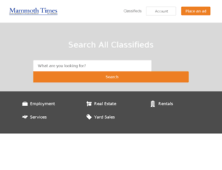 classifieds.mammothtimes.com screenshot