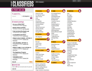 classifieds.sevendaysvt.com screenshot