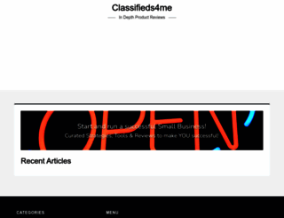 classifieds4me.com screenshot