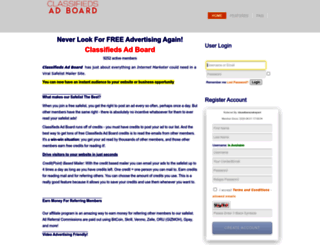 classifiedsadboard.com screenshot