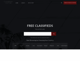 classifiedsfactor.com screenshot