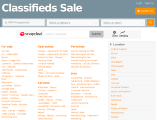 classifiedssale.com screenshot