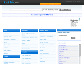 classiopen.com.mx screenshot