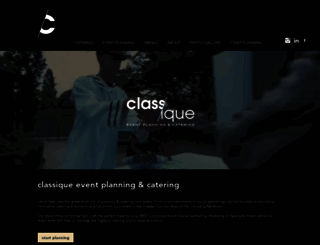 classiquecatering.ca screenshot