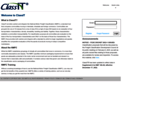 classit2.nmfta.org screenshot