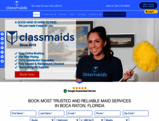 classmaids.com screenshot