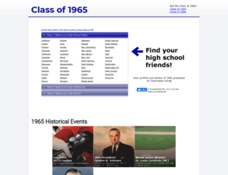 classof1965.net screenshot