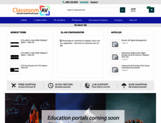 classroomav.com screenshot