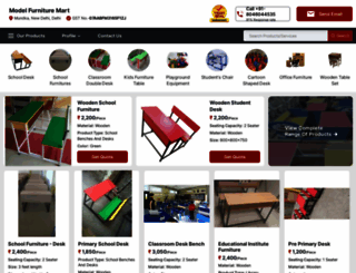 classroomfurniture.in screenshot