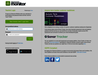 classroommonitor-online.co.uk screenshot
