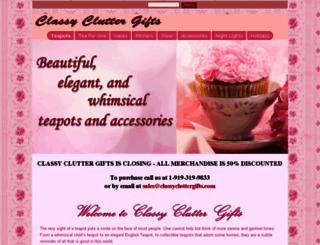 classycluttergifts.com screenshot