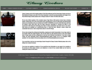 classycookers.co.uk screenshot