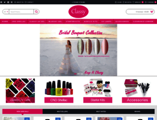 classynails.co.uk screenshot