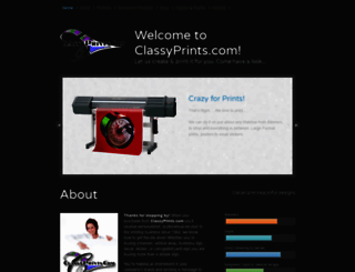 classyprints.com screenshot
