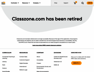 classzone.com screenshot