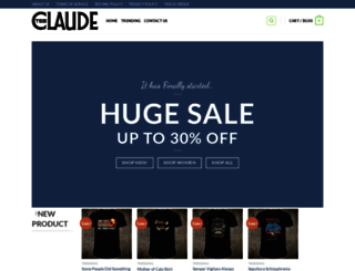 claudetee.com screenshot