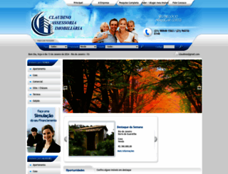 claudinoimoveis.com screenshot