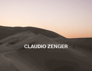 claudiozenger.com screenshot