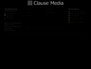 clausemedia.nz screenshot