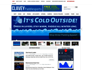clavey.com screenshot
