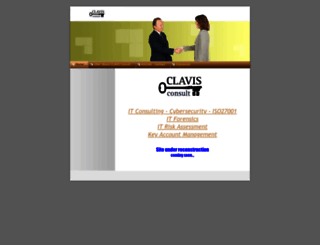 clavisconsult.com screenshot