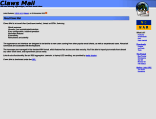 claws-mail.org screenshot