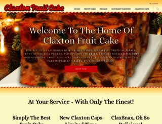 claxtonfruitcake.com screenshot
