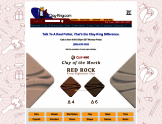 clay-king.com screenshot