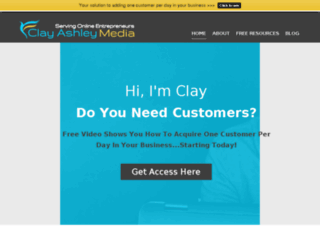 clayashleymedia.com screenshot