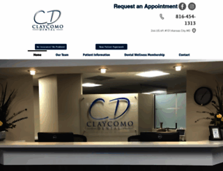 claycomodental.com screenshot