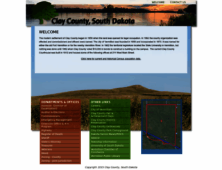 claycountysd.org screenshot