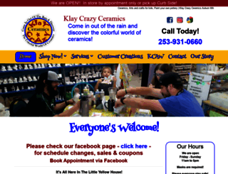 claycrazyceramics.com screenshot