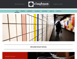 clayhausceramics.com screenshot