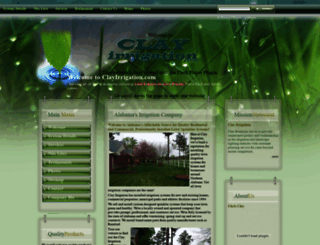 clayirrigation.com screenshot