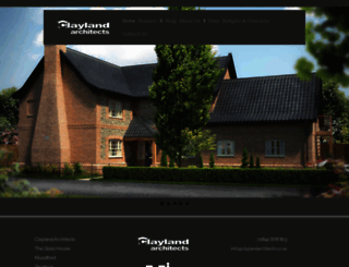 claylandarchitects.co.uk screenshot