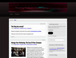 claymanmarketingcommunications.wordpress.com screenshot