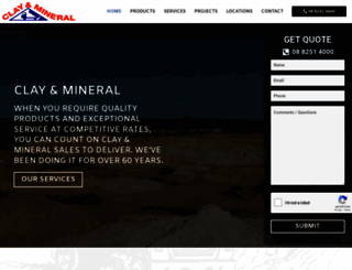 claymineral.com.au screenshot