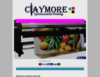 claymoreprintmedia.co.uk screenshot