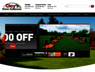 claysequipment.com screenshot
