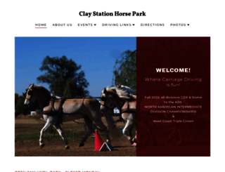 claystationhorsepark.com screenshot