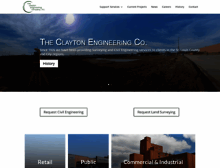 clayton-engineering.com screenshot