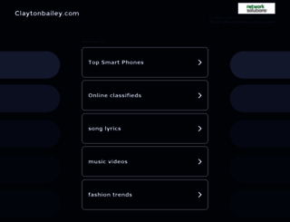 claytonbailey.com screenshot