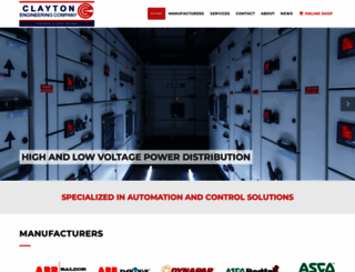 claytonengineering.com screenshot