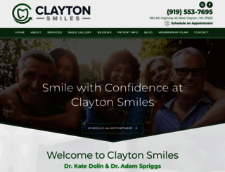 claytonsmiles.com screenshot
