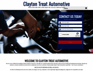 claytontreatauto.com screenshot