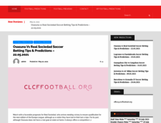 clcffootball.org screenshot