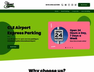 cleairportexpressparking.com screenshot