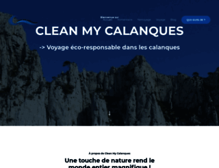 clean-my-calanques.fr screenshot